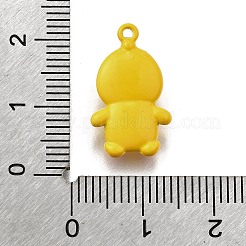 合金エナメルチャーム  動物のチャーム  ひよこ  19x11.5x5.5mm  穴：1.2mm&nbsp;ENAM-D303-05G