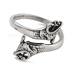 304 Stainless Steel Ring&nbsp;RJEW-B055-07AS