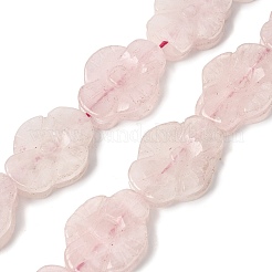 Natural Rose Quartz Carved Beads Strands&nbsp;G-B136-D01