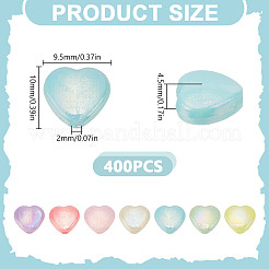 400Pcs Opaque Acrylic Beads&nbsp;MACR-HY0001-13