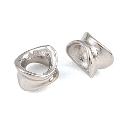 304ステンレススチールビーズ  ディアボロの形  ステンレス鋼色  7.2x6.5x5mm  穴：3.5mm&nbsp;SA-CBA02E8-17P