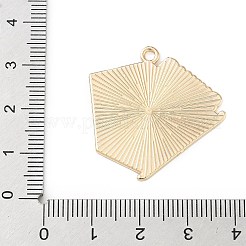 スポーツ合金エナメルペンダント  ゴールドカラー  スキー  27x29x1mm  穴：2mm&nbsp;ENAM-I074-01G-12