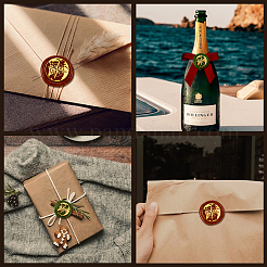 Wax Seal Stamp Set&nbsp;AJEW-WH0208-1023