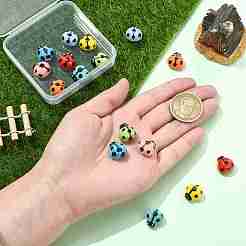 16Pcs 8 Colors Handmade Porcelain Beads&nbsp;PORC-CJ0001-10