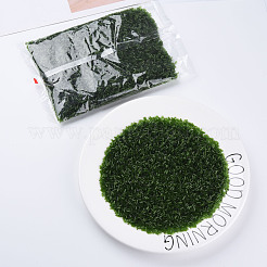 透明なガラスラッパビーズ  丸い穴  濃い緑  3~8x2mm  穴：0.7mm  約450g /ポンド&nbsp;SEED-N005-001-C05