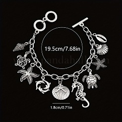 Ocaen Alloy Charm Bracelets&nbsp;FS-WGFD137-01