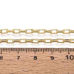 Brass Rectangle Link Chains&nbsp;CHC-T018-49G