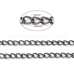 Iron Twisted Chains Curb Chains&nbsp;CHS003Y-B