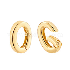 2Pcs 925 Sterling Silver Spring Gate Rings&nbsp;STER-PH0002-88G