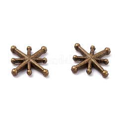 Zinc Alloy Cabochons&nbsp;PALLOY-WH0036-22AB