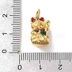 304 Stainless Steel Rhinestone Pendants&nbsp;STAS-A152-03G