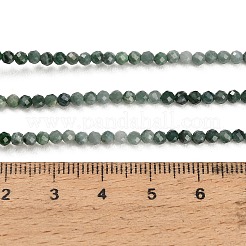 グラデーションカラーの天然翡翠ビーズの連  多面カット  ラウンド  3mm  穴：0.7~0.8mm  約134~135個/連  14.96~15.20''（38~38.6cm）。&nbsp;GG-CBA4399-A02-02A