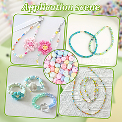 6/0 Opaque Baking Paint Glass Seed Beads&nbsp;SEED-PH0002-26
