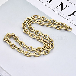Iron Cable Chains Necklace Making&nbsp;MAK-N034-003B-MG