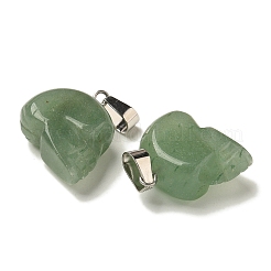 Natural Green Aventurine Pendants&nbsp;G-Z067-02P-02