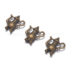 Tibetan Style Alloy Pendants&nbsp;PALLOY-A10581-AB-NF