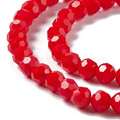 Faceted(32 Facets) Glass Beads Strands&nbsp;LS-EGLA-J042-35B-05