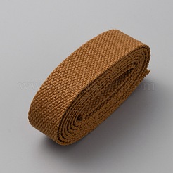 平らなポリコットンリボン  服飾材料  ペルー  1インチ（25mm）&nbsp;OCOR-WH0003-019D