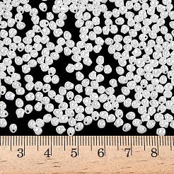 ミユキ 3.4mmドロップビーズ  日本製シードビーズ  セイロン  （dp511)クリスタルセイロン  3.4x3mm  穴：0.65mm  約900個/50g&nbsp;Y-SEED-MY04-DP511
