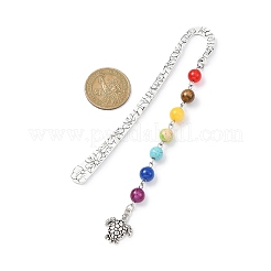 Marine Theme Alloy Hook Bookmarks&nbsp;AJEW-JK00279-02