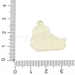 テニス合金エナメルペンダント  ゴールドカラー  テニスの文字が入ったバッグ  22x24x1mm  穴：1.8mm&nbsp;AL-CBA292F-02K-G