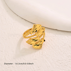 Brass Adjustable Cuff Open Rings for Women&nbsp;OG0555