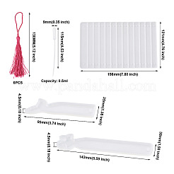 39Pcs DIY Silicone Bookmark Molds&nbsp;DIY-BG0001-04