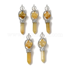 Natural Topaz Jade Dowsing Pendulums&nbsp;G-C095-01P-03