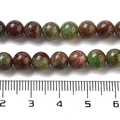 天然石グリーンオパールビーズ連売り  ラウンド  8~8.5mm  穴：1mm  約46個/連  14.76''（37.5センチメートル）&nbsp;G-H045-A03-8MM