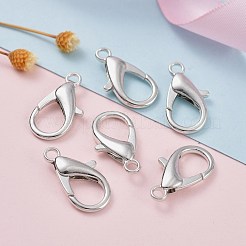 亜鉛合金カニカン  オウムトリガークラスプ  カドミウムフリー＆ニッケルフリー＆鉛フリー  プラチナ  21x12mm  穴：2mm&nbsp;E107-P-NF