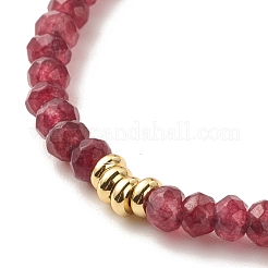 Natural Malaysia Jade(Dyed) Beaded Bracelets for Women or Men&nbsp;BJEW-JB07791-04