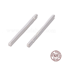 925スターリングシルバースタンドピアスパーツ  銀  12x0.7mm  約200個/10g&nbsp;STER-E041-16S