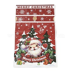 Christmas Santa Claus Plastic  Packing Pouches Drawstring Bags&nbsp;ABAG-Q053-05B