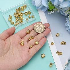 30Pcs 6 Styles Brass Tube Bails&nbsp;KK-PH0011-95
