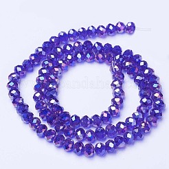 Electroplate Glass Beads Strands&nbsp;LS-EGLA-A034-T10mm-B15