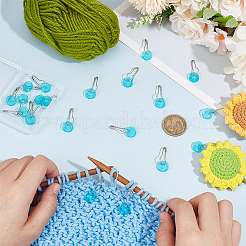 Acrylic & Iron Locking Stitch Marker&nbsp;FIND-BC0013-50