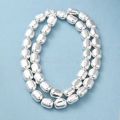 Electroplated Synthetic Non-magnetic Hematite Beads Strands&nbsp;G-Q1009-J02-01S