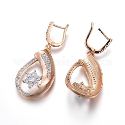 Brass Micro Pave Cubic Zirconia Jewelry Sets&nbsp;SJEW-F189-12KCG