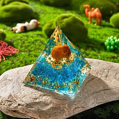 紫色のアベンチュリンクリスタルピラミッド装飾  癒しの天使の結晶ピラミッド石のピラミッド  瞑想を癒すために  60x60x65mm&nbsp;JX070A