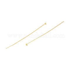 304ステンレススチールボールヘッドピン  18KGP本金メッキ  70x0.5mm  ヘッド：2mm&nbsp;X-STAS-K285-03K-G