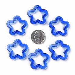 透明なアクリルビーズ  花  ミックスカラー  30x30.5x5mm  穴：1.8mm  約340個/500g&nbsp;MACR-S373-24-B