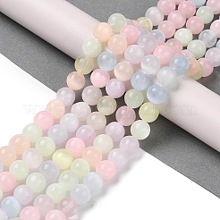 Macaron Color Natural Selenite Beads Strands&nbsp;G-Q162-A01-02A-02