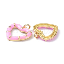 Eco-Friendly Brass Enamel Pendants&nbsp;KK-C220-05G
