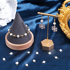30Pcs Natural Cultured Freshwater Pearl Connector Charms&nbsp;FIND-SC0005-40