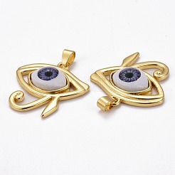 Brass Pendants&nbsp;ZIRC-J025-70G