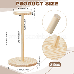 Wood Hat Display Stands&nbsp;ODIS-WH0078-33A
