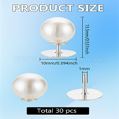 30Pcs Plastic Cap Nail Button&nbsp;DIY-LP0001-27