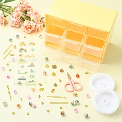 DIY Lampwork Beaded Bracelet Making Kit&nbsp;DIY-FZC0001-01D