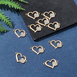 10Pcs Alloy Crystal Rhinestone Links/Connectors&nbsp;ALRI-FS0001-03G