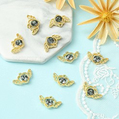 Alloy Rhinestone Pendants&nbsp;ALRI-YW0001-16